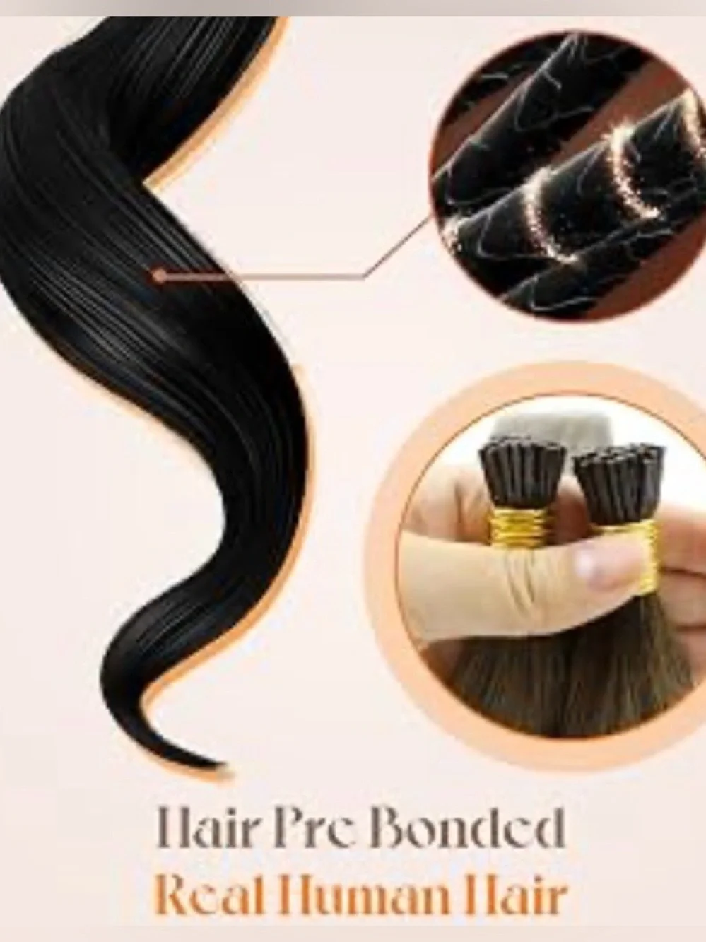 Sunny Hair 22”  I Tip Remy Human Hair Extensions #3/8/22 Balayage 50G/1G/S New